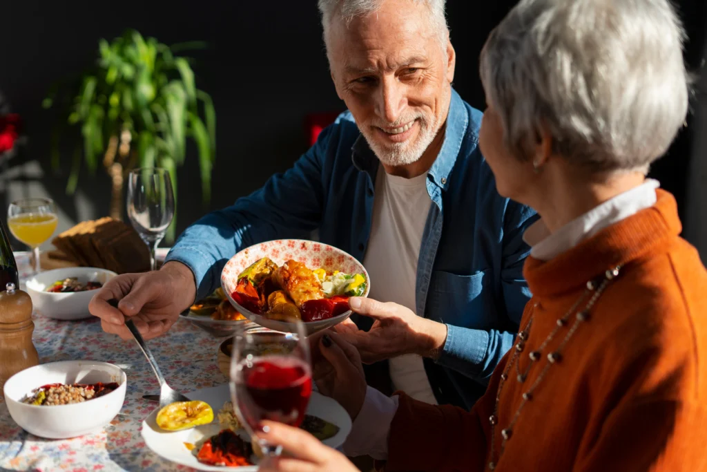 elders-enjoying-vegan-dishes