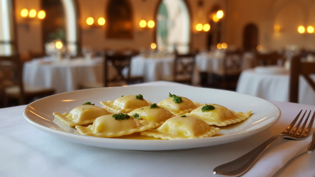 lobster-ravioli-in-michelin-star-restaurants-london
