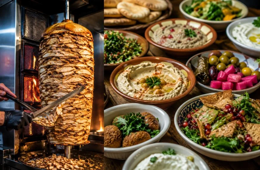 Lebanese shawarma and mezze on Edgware Road, London