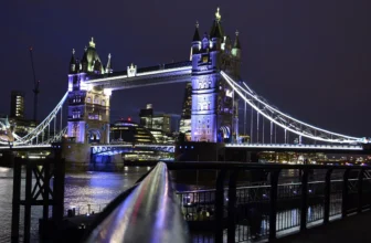 Central London skyline with the Thames