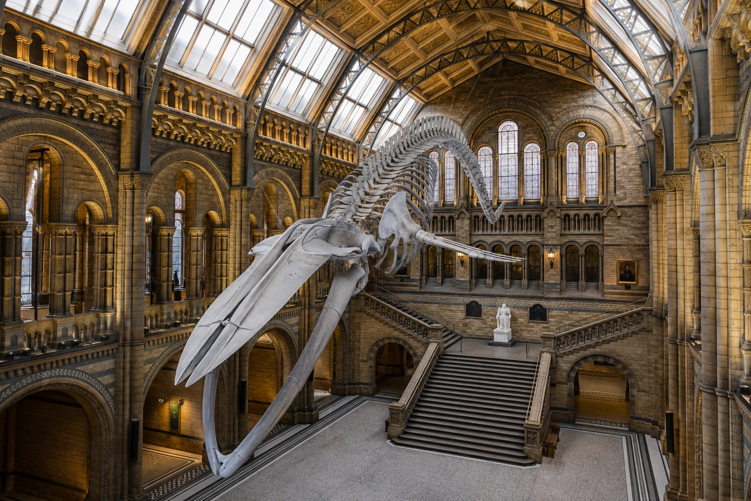 The Natural History Museum building in South Kensington, London