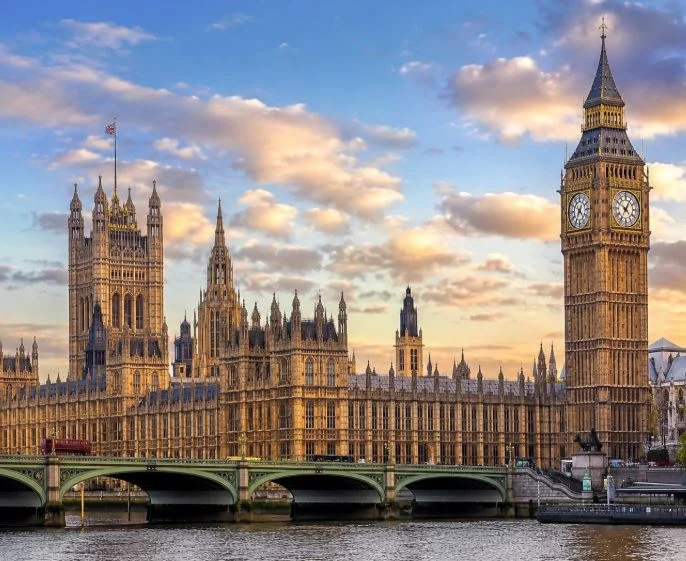 Big Ben and the Houses of Parliament in Westminster, London