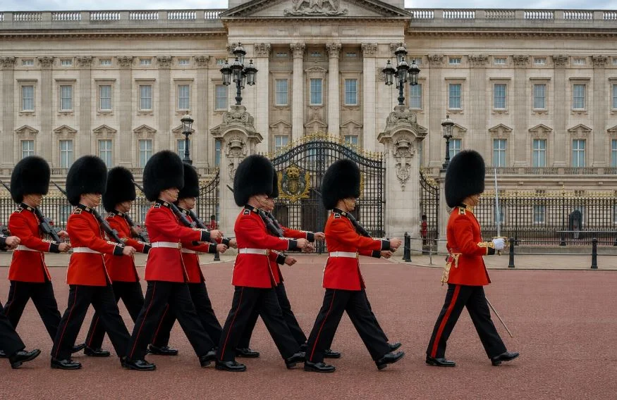 Changing the Guard at Buckingham Palace, London
