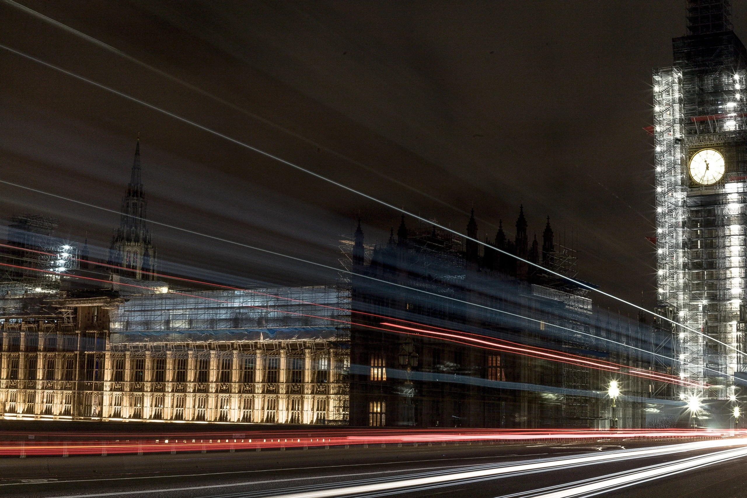 Big Ben und der Palast von Westminster in London