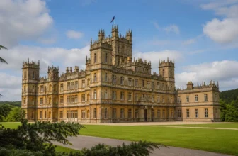 a view of Blenheim Palace