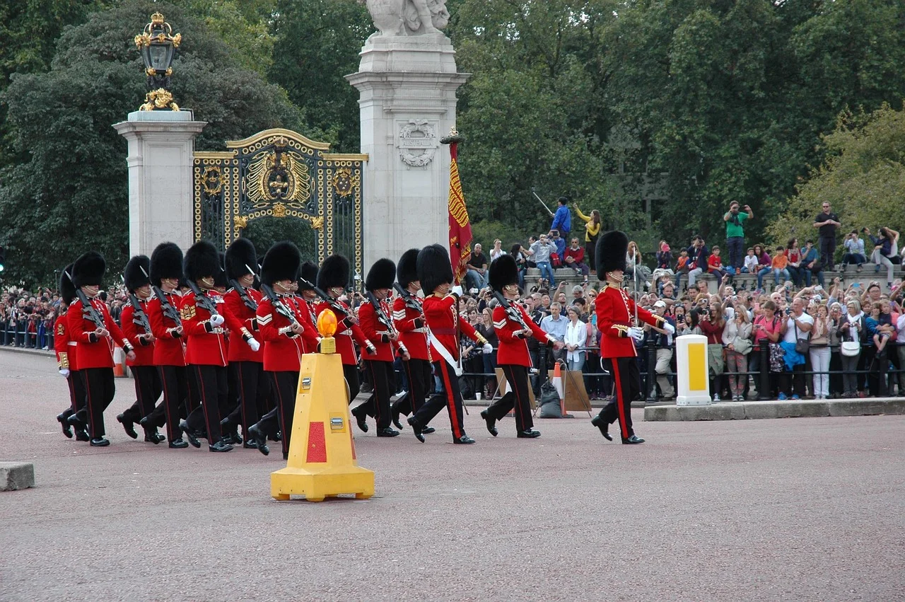 Le guardie reali a Buckingham Palace