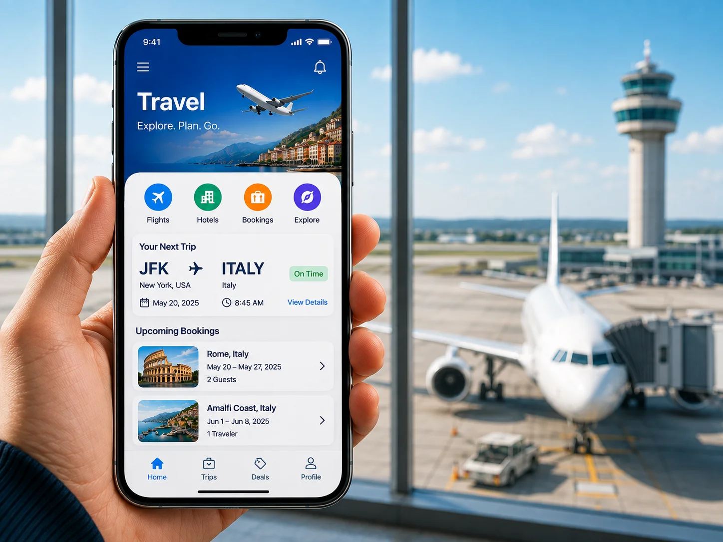 La domanda dell'ETA del Regno Unito su un'app del telefono