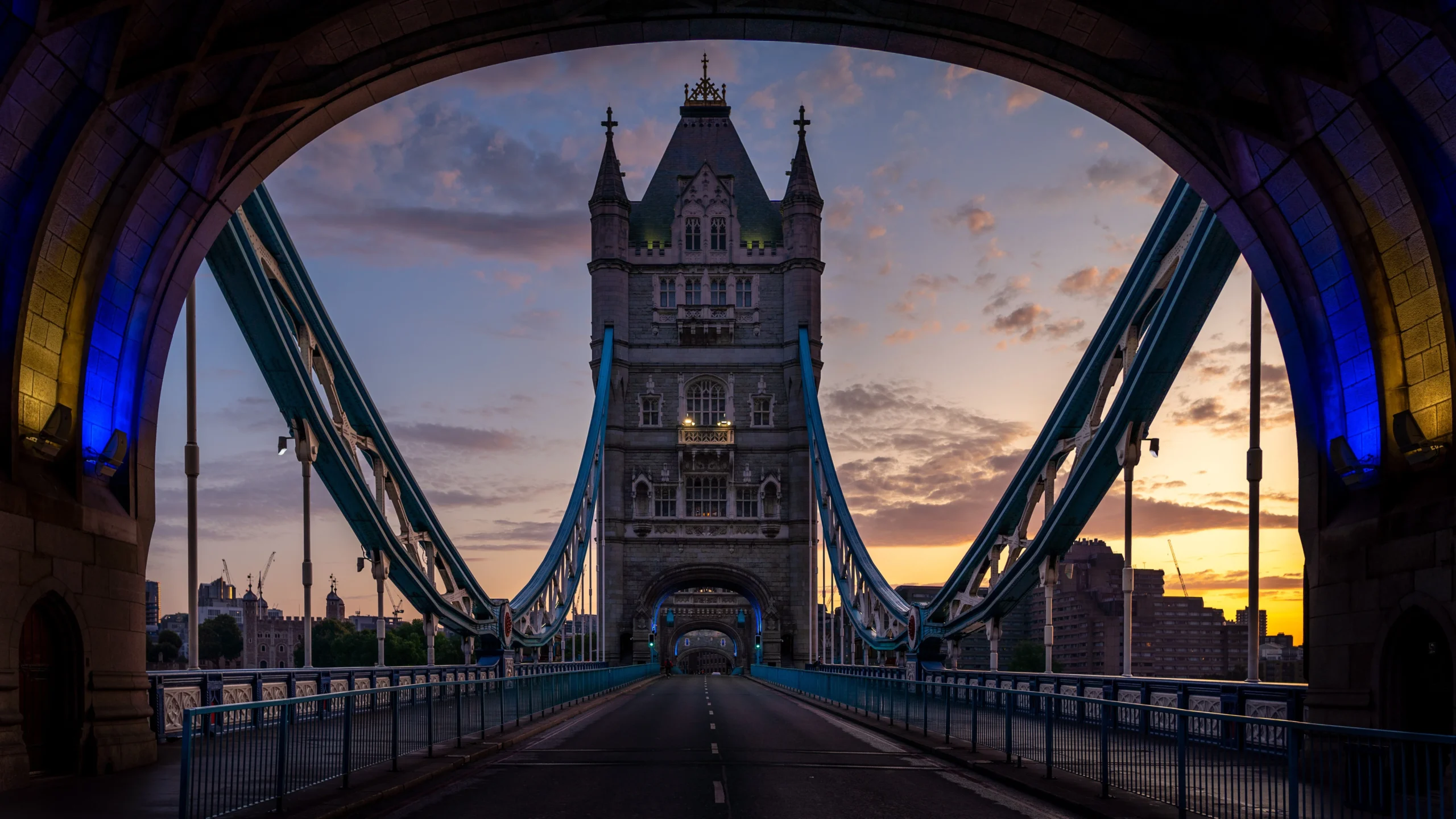 Il Tower Bridge sul Tamigi a Londra