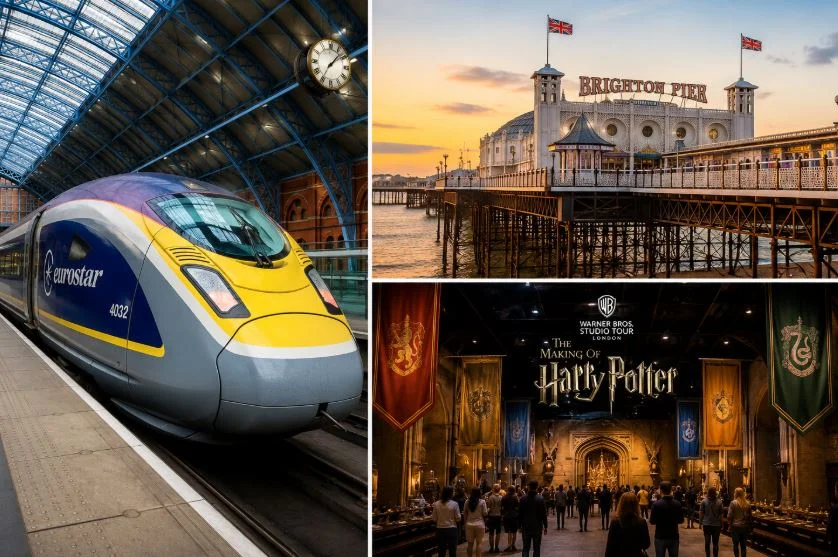 El tren Eurostar con destino a París desde Londres